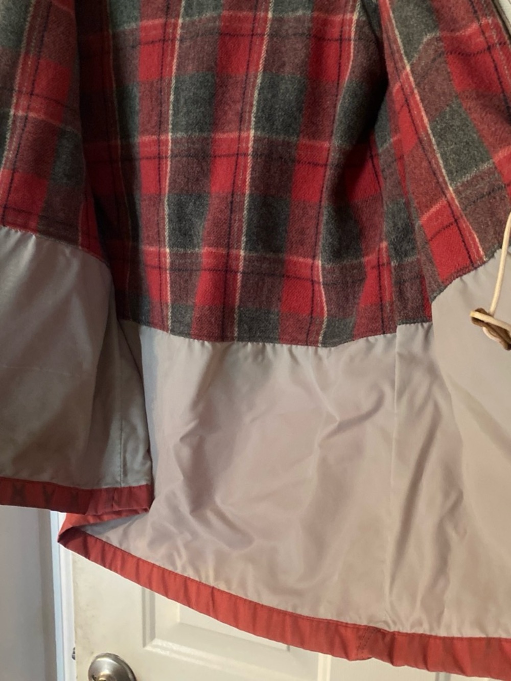 Woolrich Women's Pink Vintage Hooded Utility Jacket Flannel Interior - Picture 3 of 8
